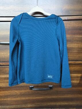 Boys 3T Long-Sleeve Thermal Blue Midweight